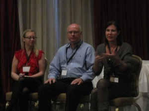 Adrienne Lang, David Hahn, Barbara Henricks