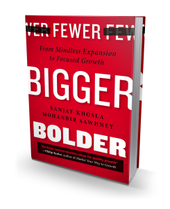 Fewer, Bigger, Bolder