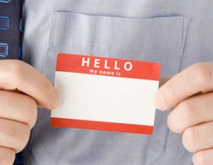 Name badge